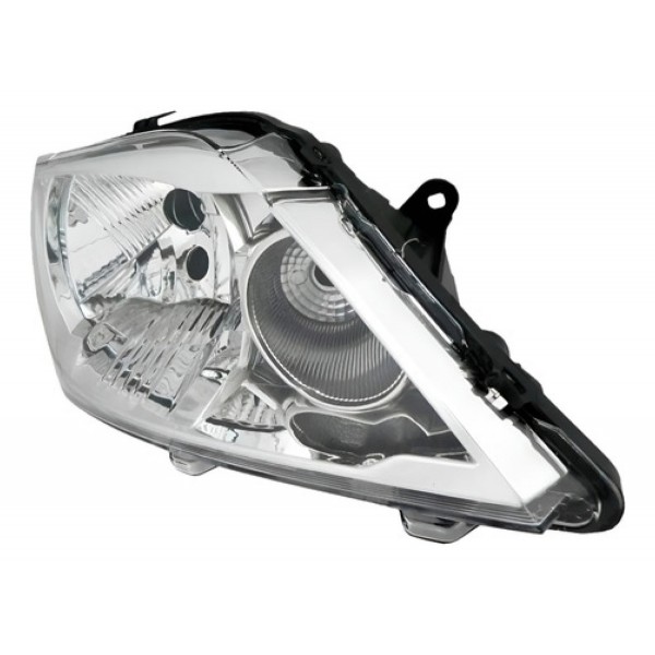Farol Logan 2011 2012 2013 Cromado Manual
