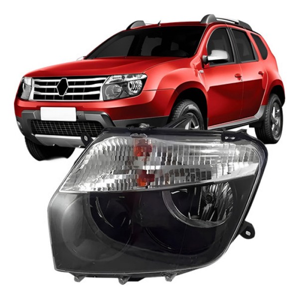 Farol Duster 2010 2011 2012 2013 2014 2015 Fumê Com Garanti