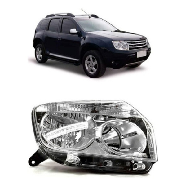 Farol Duster 2010 A 2014 Cromado