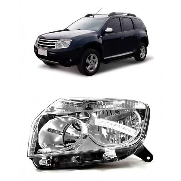 Farol Duster 2010 A 2014 Cromado