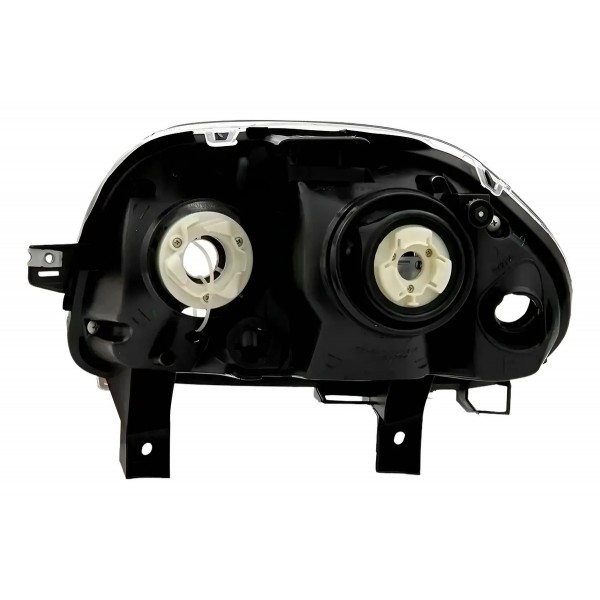 Farol Elétrico Clio 1999 A 2002 Foco Duplo Cromado Sem Moto