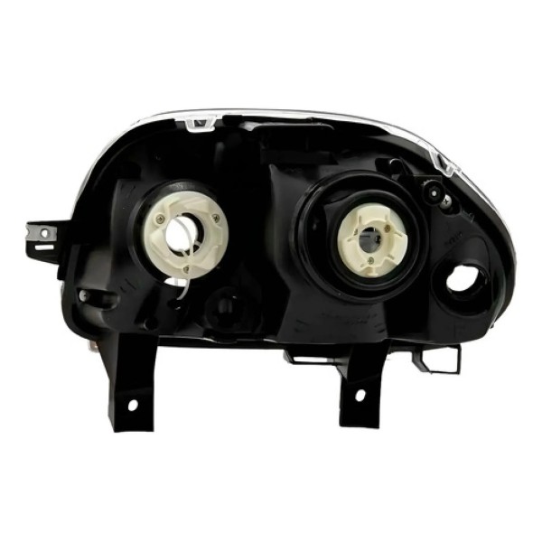 Farol Elétrico Clio 1999 A 2002 Foco Duplo Cromado Sem Moto
