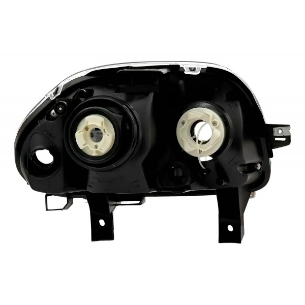 Farol Elétrico Clio 1999 A 2002 Foco Duplo Cromado Sem Moto