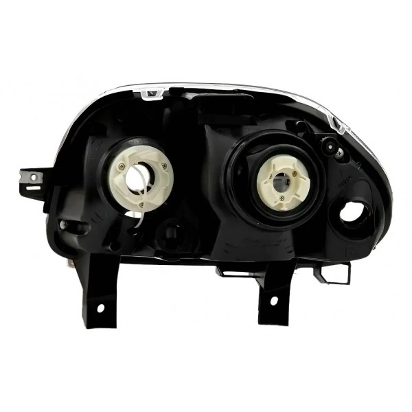 Farol Elétrico Clio 1999 A 2002 Foco Duplo Cromado Sem Moto