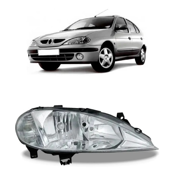 Farol Megane 1999 A 2002 Foco Duplo