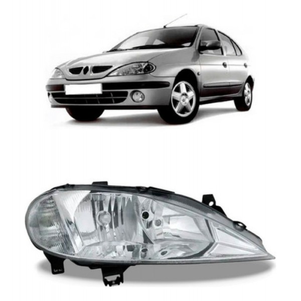 Farol Megane 1999 A 2002 Foco Duplo