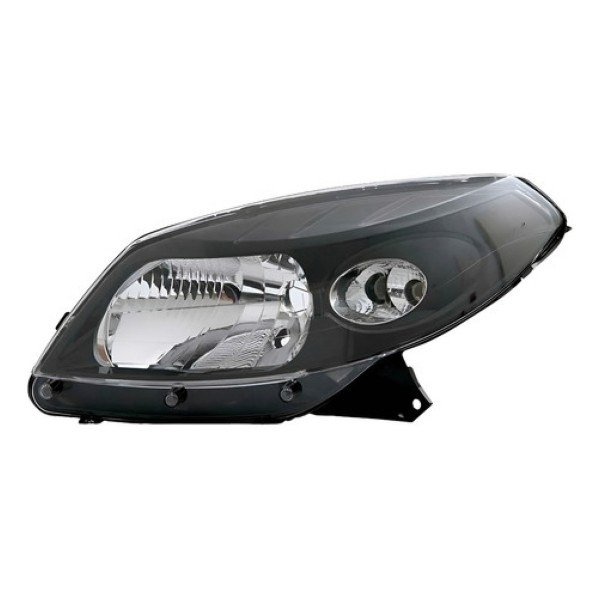 Farol Sandero 2008 2009 2010 2011 Máscara Negra Com Garanti