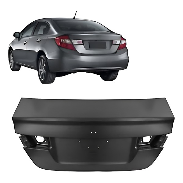 Tampa Porta Malas Traseiro Civic 2012 2013 2014 2015 2016