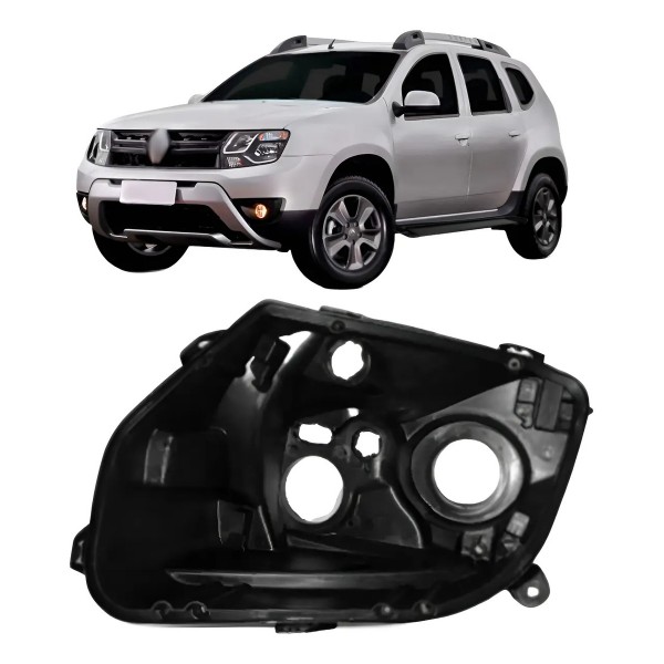 Carcaça Farol Duster 2010 2011 2012 2013 2014 2015