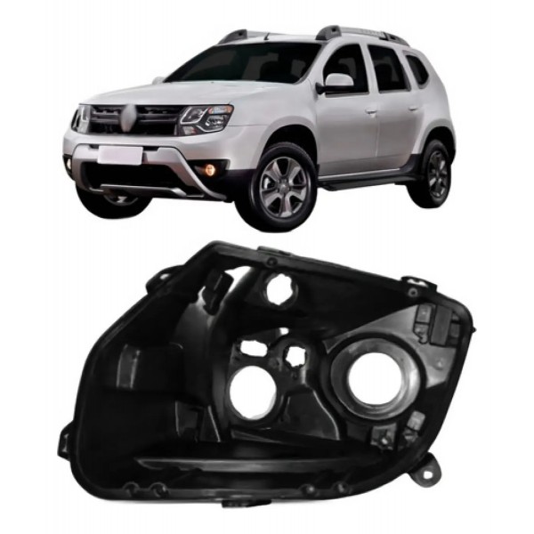 Carcaça Farol Duster 2010 2011 2012 2013 2014 2015