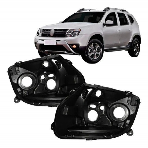 Par Carcaça Farol Duster 2010 2011 2012 2013 2014 2015
