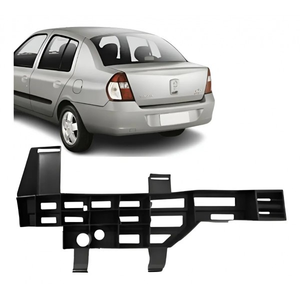 Alma Lateral Parachoque Traseiro Clio Sedan 2006 A 2011