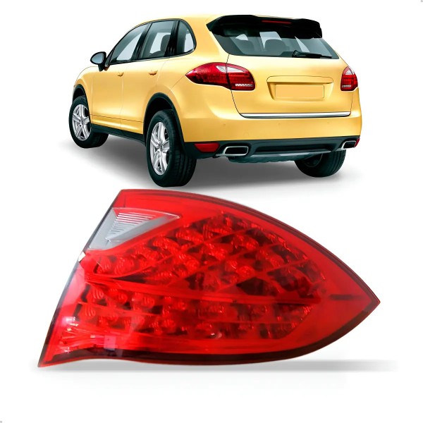 Lanterna Traseira Para Porsche Cayenne 2012 13 2014 Com Led