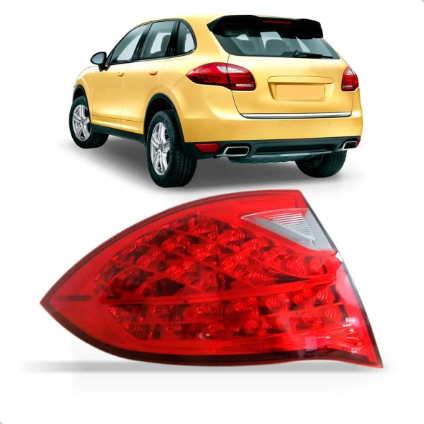 Lanterna Traseira Para Porsche Cayenne 2012 13 2014 Com Led