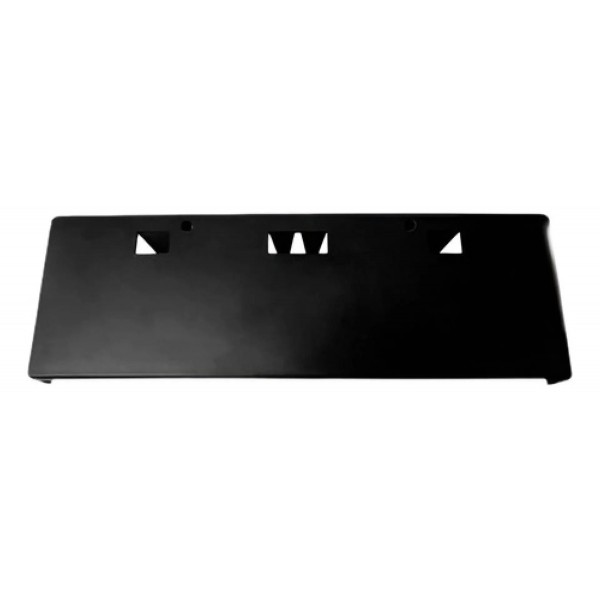 Suporte Placa Peugeot 207 2008 2009 2010 2011 2012 2013 Preto