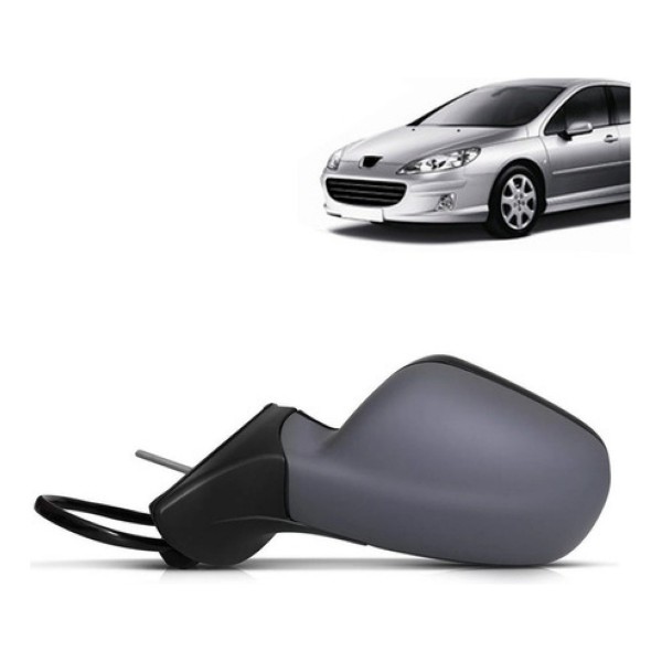 Retrovisor Para Peugeot 407 2.0 05 A 07 Eletrico Retratil
