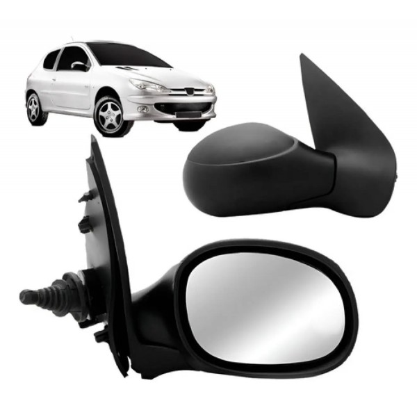 Retrovisor Peugeot 206 1998 1999 2000 A 2009 Com Controle