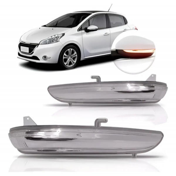 Par Pisca Seta Retrovisor Peugeot 208 Gt Thp 2012 A 2016
