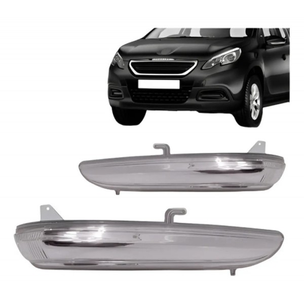 Par Pisca Retrovisor Peugeot 2008 Allure 15 A 19 Repetidor