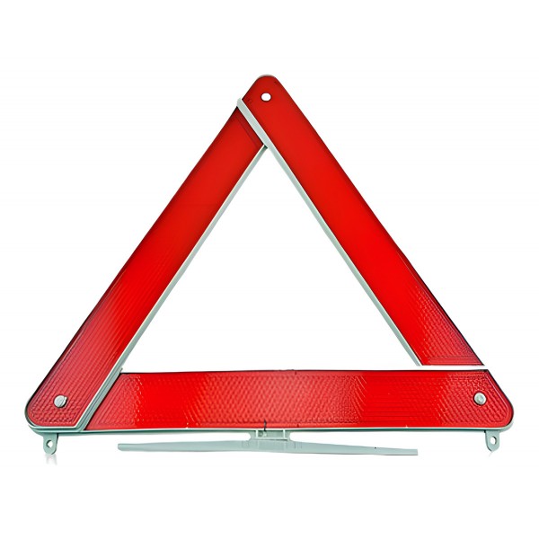 Triangulo Segurança Sinalização Carro Universal Base Bran