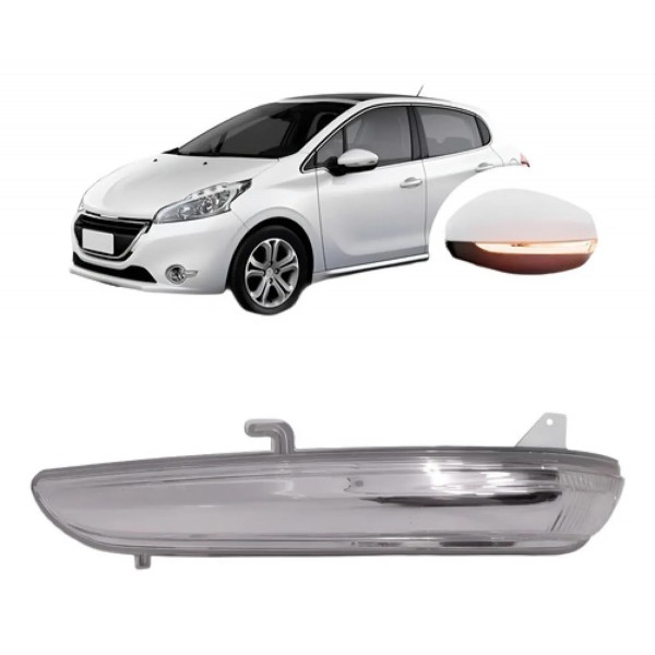 Pisca Seta Retrovisor Para Peugeot 208 Sport 2012 A 2016