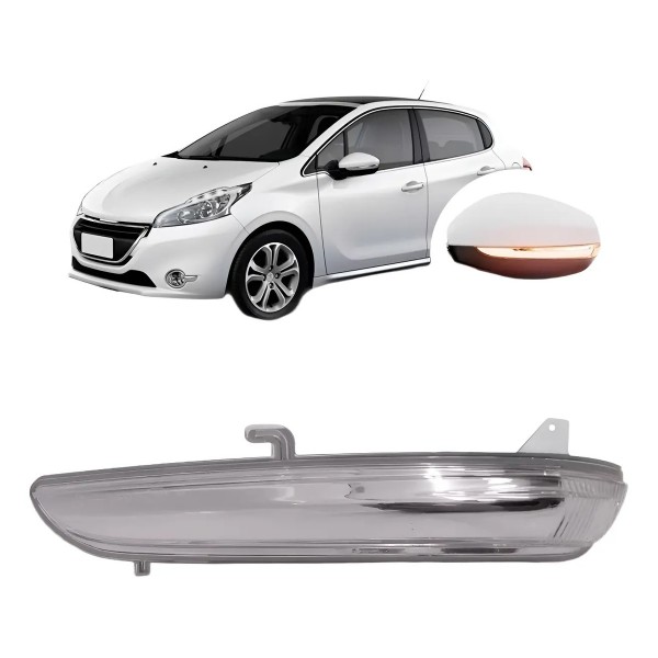 Pisca Seta Retrovisor Para Peugeot 208 Sport 2012 A 2016