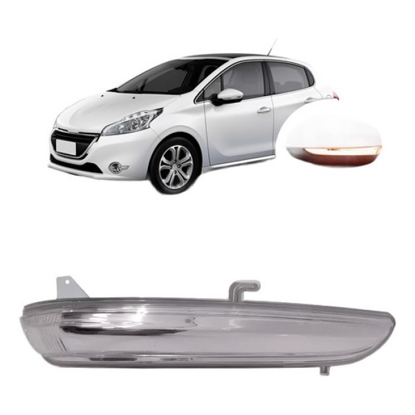 Pisca Seta Retrovisor Para Peugeot 208 Allure 2012 A 2016