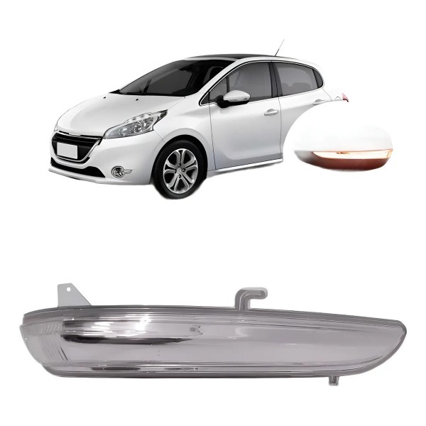 Pisca Seta Retrovisor Para Peugeot 208 Allure 2012 A 2016