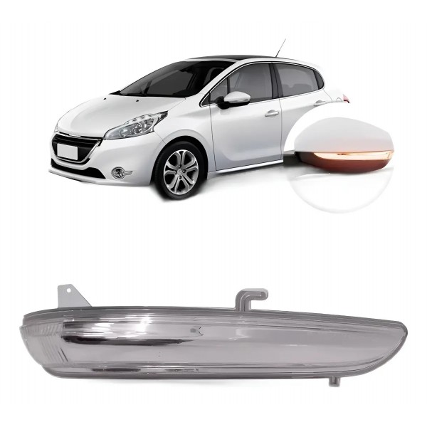 Pisca Retrovisor Para Peugeot 208 12 A 16 Repetidor Seta