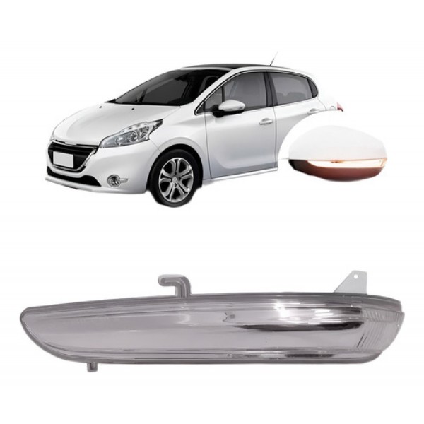 Pisca Seta Retrovisor Para Peugeot 208 Griffe 2012 A 2016