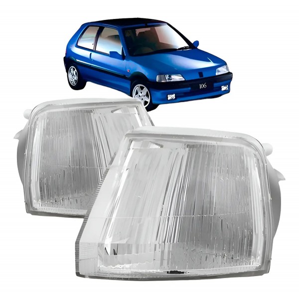 Par Pisca Seta Lanterna Dianteira Para Peugeot 106 92 Á 199