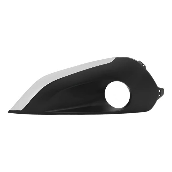 Moldura Milha Peugeot 208 2017 2018 C/ Furo Friso Cinza