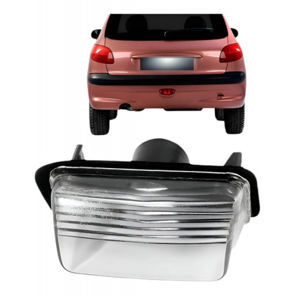Luz De Placa Para Peugeot 206 1998 1999 2000 2001 02 A 2011