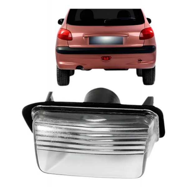 Lanterna De Placa Peugeot 206 1998 1999 2000 2001 A 2011