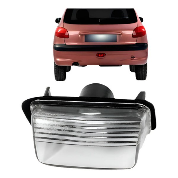 Luz De Placa Para Peugeot 206 1998 1999 2000 2001 02 A 2011