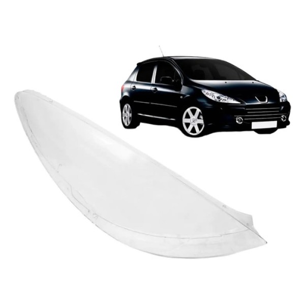 Lente Farol Peugeot 307 2007 2008 2009 2010 2011 2012