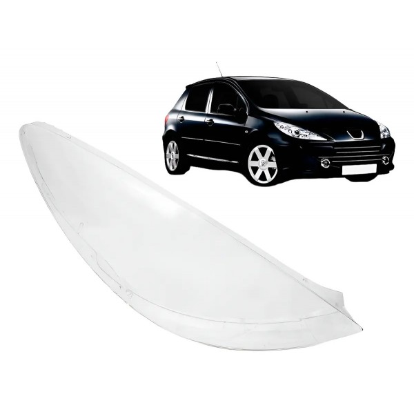 Lente Farol Peugeot 307 2007 2008 2009 2010 2011 2012