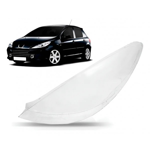 Lente Farol Para Peugeot 307 2007 2008 2009 2010 2011 2012