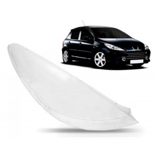 Lente Farol Para Peugeot 307 2007 2008 2009 2010 2011 2012