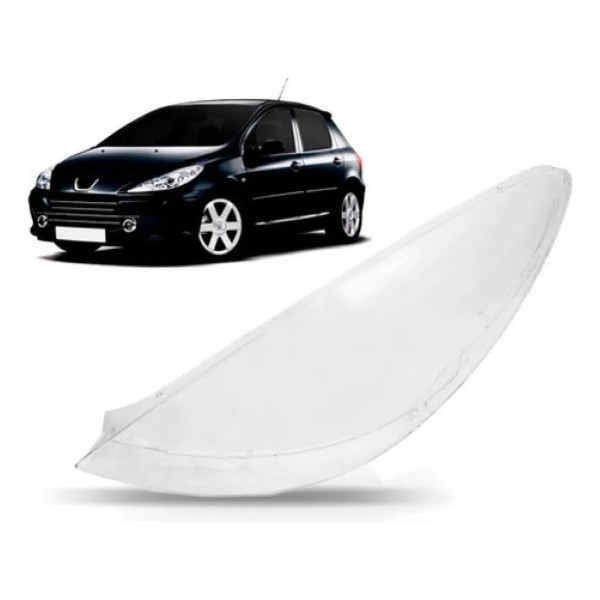 Lente Farol Para Peugeot 307 2007 2008 2009 2010 2011 2012