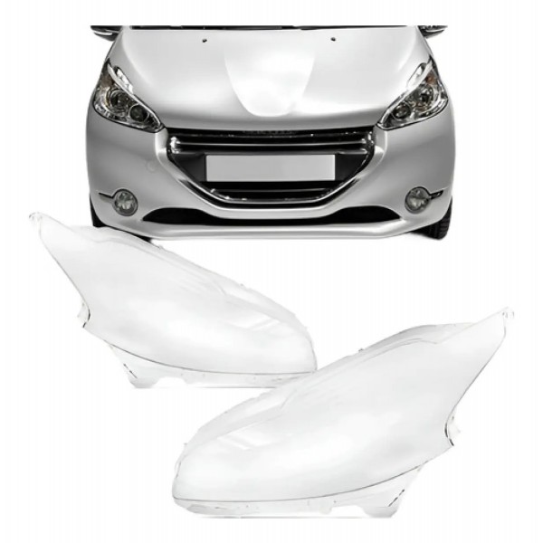 Par Lente Farol Para Peugeot 208 2012 2013 2014 2015 2016