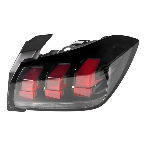 Par Lanterna Peugeot 208 Ano 2020 2021 2022 2023 Ambos Lados Transparente