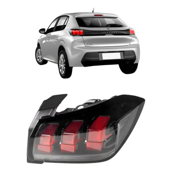 Lanterna Novo Para Peugeot 208 Ano 2020 2021 2022 2023