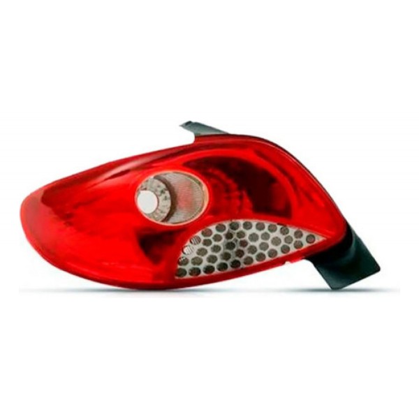Sinaleira Traseira Peugeot 207 2011 2012 Vermelha Ré Branca