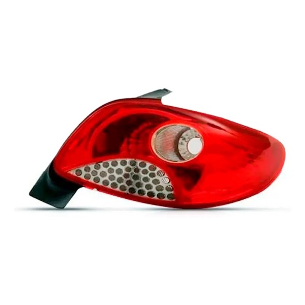 Sinaleira Traseira Peugeot 207 2011 2012 Vermelha Ré Branca