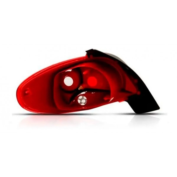 Sinaleira Traseira Peugeot 207 2011 2012 Vermelha Ré Branca