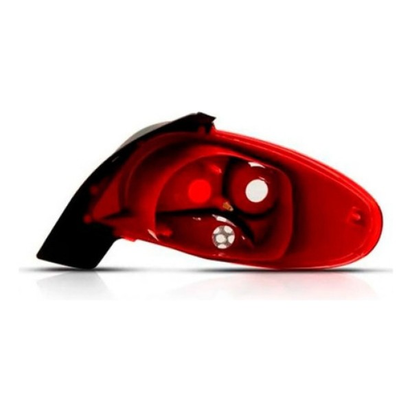 Sinaleira Traseira Peugeot 207 2011 2012 Vermelha Ré Branca