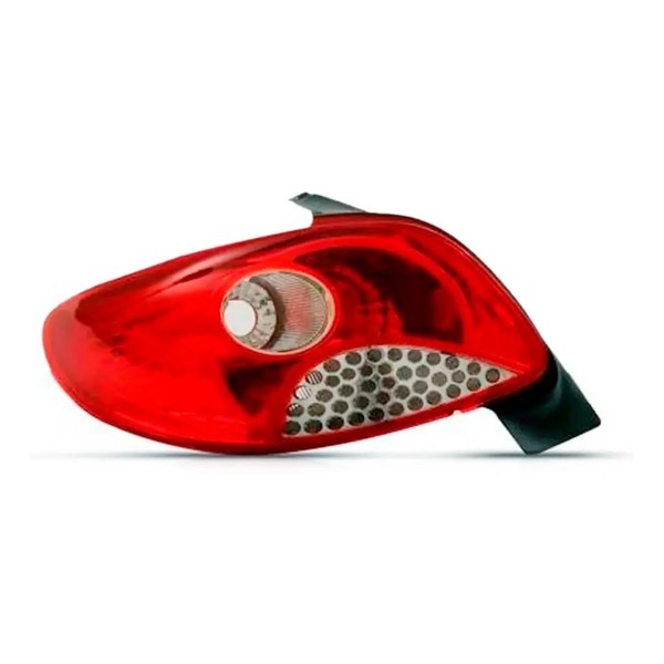 Sinaleira Traseira Peugeot 207 2011 2012 Vermelha Ré Branca