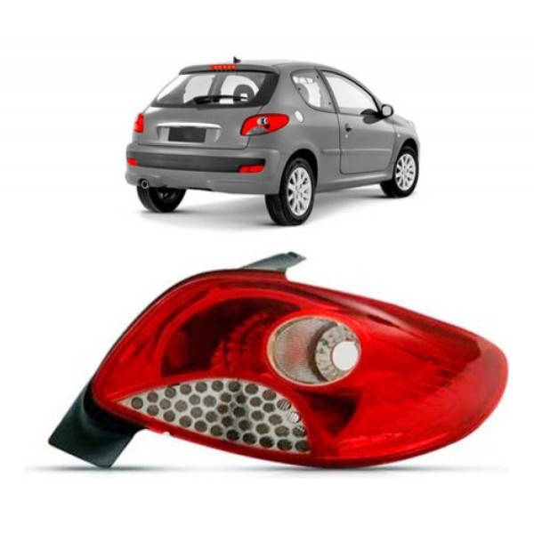 Lanterna Traseira Peugeot 207 11 A 12 Hatch Ré Branca
