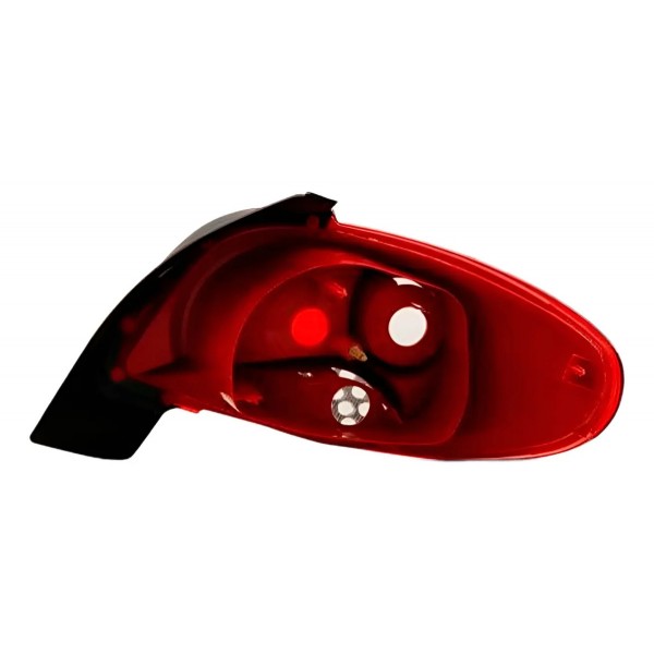 Lanterna Traseira Para Peugeot 207 2011 A 12 Hatch Ré Branca